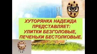 Хуторянка Надежда представляет: Улитки безголовые, печеньки бестолковые.