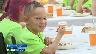 В детском лагере мясокомбината 