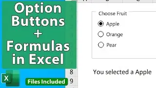 Option Buttons with Formulas in Excel
