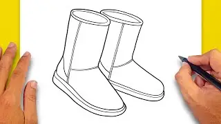 How to draw Ugg Boots