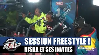 Niska - Session freestyle avec Ninho, Guy2Bezbar & Mayo ! 