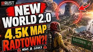 World 2.0 NEW NEWS & LEAKS: New Changes for Rust Console Edition - The 4.5k Map Update | Radtown?