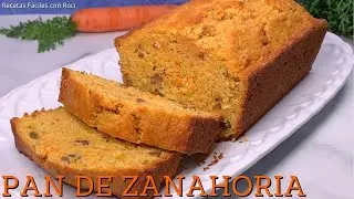 Bizcocho de zanahorias y nueces | Carrot Loaf Cake | Pan de Zanahoria