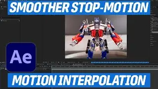 After Effects Stop-Motion Tutorial - Motion Interpolation (for SMOOTHER Motion)