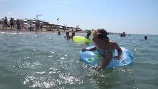 Непросто сесть на круг - а мы отдыхаем на море Крым. Прибрежное. Массив морской - 9 июля 2022 год