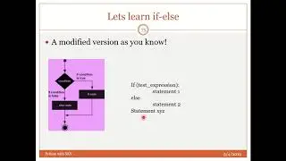 Session -7 Python - If, else-if, elif, for, while and range