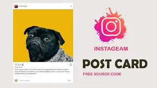 Cloning Instagram Website Post using Html CSS
