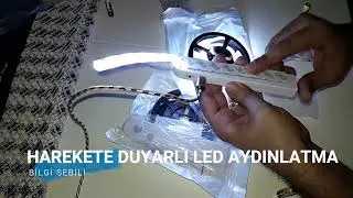 Fotoselli LED aydınlatma - Hareket sensörlü Gardırop aydınlatma | Filtresiz Bilgi | LED | Pilli