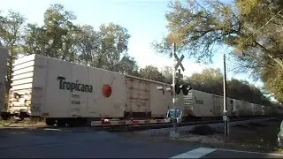 CSX Tropicana Juice Train View From Both Sides