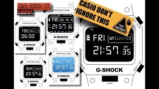 CASIO G-Shock DWS-6900-TM - NEW Concept by WatchUP69 + FULL Tutorial - CASIO DON'T IGNORE THIS -