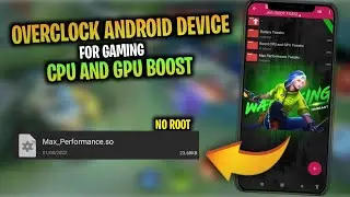 How To Overclock Android NO ROOT For Gaming | BOOST CPU AND GPU | Work All Device