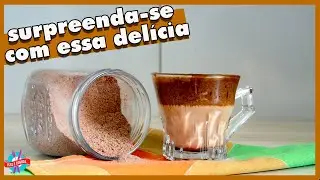 PÓ DE CAPPUCCINO CASEIRO E CREMOSO