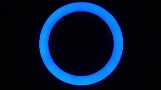 2 UUR 22 MINUTE VAN INTENSE BLUE LIGHT HOOP, INTENSE BLUE LIGHT CIRCLE, INTENSE BLUE LIGHT RING