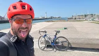 PLAYA DE DUNKERQUE, DUNQUERQUE PLAGE, DUNKERQUE BEACH en FRANCIA, VIAJE EN BICICLETA, capítulo #2.