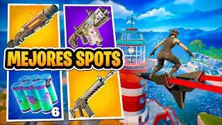 10 MEJORES SPOTS en FORTNITE Temporada 2 ✅