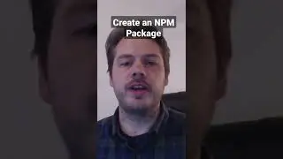 How to create and publish an NPM package.
