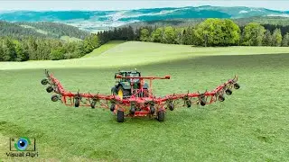 15 m pour faner en zone de montagne 🔴 🟢 SIP/John Deere