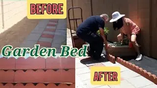 Gumawa ako ng garden bed sa gilid ng aking bahay para makatanim ako ng mga gulay