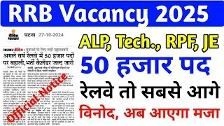 2025 में रेलवे के तरफ से 50 हजार बहाली, Railway New Recruitment 2025