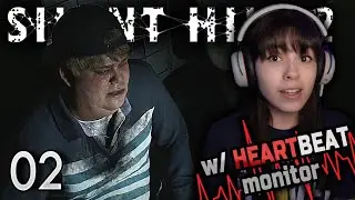 I DONT WANNA BE HERE! | Silent Hill 2 Remake Let's Play w/ Heartbeat Monitor Part 2