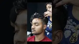 Pin Pen Massage ASMR And Oil Head Massage By Barber Girl Chaitali 