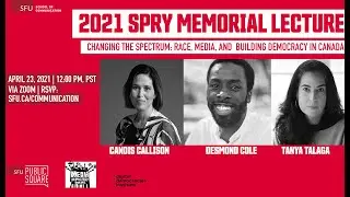 The 2021 Spry Memorial Lecture