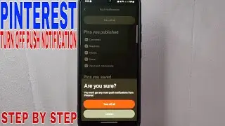 ✅  How To Turn Off Push Notifications On Pinterest 🔴