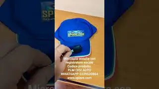 Microspia con registratore audio nascosta in una chiave durata 🔋 sette ore