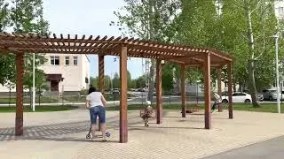 Уфа, сквер Птицы, Сипайлово, май 2023