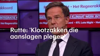 'Klootzakken die aanslagen plegen, ja, dit woord mag'