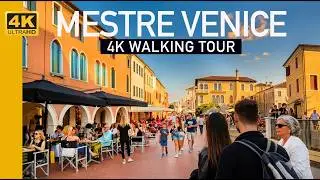 Mestre, Italy 4K Walk – Venice Without the Tourist Trap