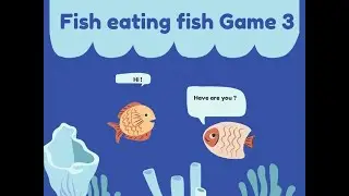 Рыбка ест рыбку Игра 3. Онлайн игра. Игра для детей. Fish eating fish Game 3