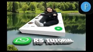 How to Make a Pixellab 3D WhatsApp Profile Photo Flying Editing Tutorial Pixellab 3D Photo Editing
