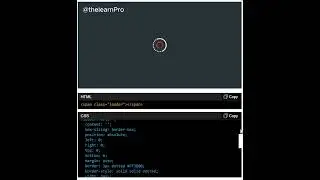 HTML | CSS | Loader Animation | Interactive Component | UI design | 