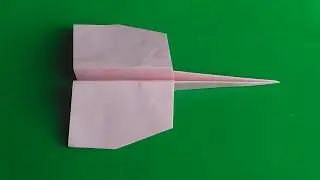 Оригами самолёт истребитель который умеет летать Origami Paper Plane