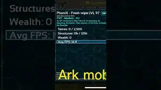 My new ark mobile server✨😻50slot 🔥