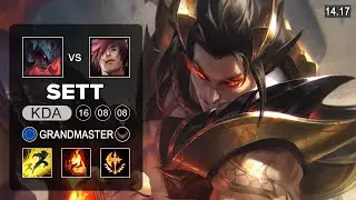 Sett vs Aatrox Top - EUW Grandmaster - Patch 14.17 Season 14