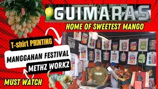 GOOD TO BE BACK😍  TSHIRT PRINTING @ MANGGAHAN FESTIVAL GUIMARAS HOME OF SWEETEST MANGO | Methz Workz
