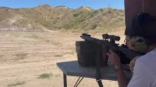 AR-15 saint Victor red dot/magnifier 200 yard pews