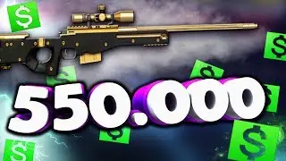 СКОЛЬКО МОЖНО ВЫБИТЬ ЗОЛОТЫХ AWM НА 550.000 ВАРБАКСОВ ? warface