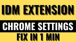 IDM Not Showing in Chrome? Enable This Setting
