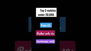 Top 3 mobile uder 20,000  #shorts