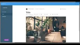 Blogging on Wix