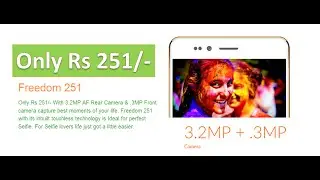 Freedom 251 Specification Launch : Most Affordable Smartphone