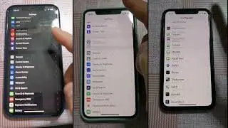 Slow-motion screen refresh iPhone 12 pro max vs 11 pro vs X