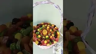 Подарочная корзинка с сухофруктами и конфетами 🤤🥰😍