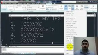 Text Commands, AutoCAD 2011