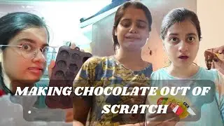 Making chocolate gone wrong from scratch|| shoriya\aurora sharma