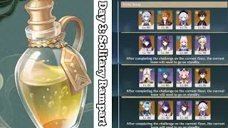 [Genshin Impact] A Study in Potion: Solitary Rampart All Stages 1st Attempt