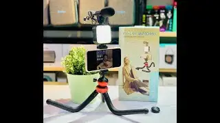 Flexible Cell Phone Tripod and Portable Action Camera Holder - Compatible with All Mobile Phones
